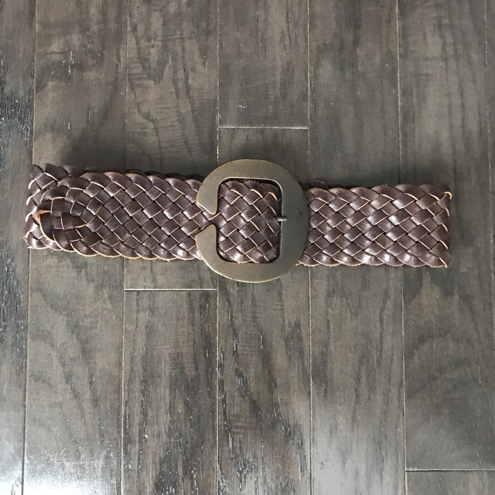Anthro linea pelle woven leather belt